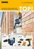 TOP! Die aktuellen Tipps und Angebote der Elektrowerkzeug- Spezialisten von Engel 22% 35% CHF UPE* CHF UPE* 298.