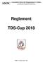 Reglement. TDS-Cup 2018