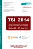 TSI 2014 BAHNTECHNISCHE ZULASSUNG IN DEUTSCHLAND UND EUROPA. Berlin, Juni SPONSORING-PARTNER der 15. Expertentagung TSI 2014