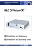 Guntermann & Drunck GmbH   G&D DP-Vision-CAT. Installation und Bedienung Installation and Operating Guide A