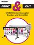 PRINT CUT. MUTOH Systemlösung für Drucken und Schneiden