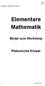 Elementare Mathematik