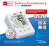 Gebrauchsanweisung. Oberarm. Das Blutdruckmessgerät Nr. 1 in deutschen Apotheken* Auch geeignet z. B. für: BASIS CONTROL
