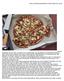 Pizza mit Blumenkohlboden (ohne Mehl/ low carb)