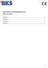 DECLARATION OF PERFORMANCE (DoP) Table of Contents