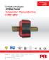Produkthandbuch 3000er-Serie Temperatur-Messumformer, 6-mm-Serie