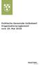 Politische Gemeinde Volketswil Organisationsreglement vom 29. Mai 2018