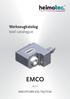 Werkzeugkatalog tool catalogue EMCO VDI 16 EMCOTURN E25 TM/TCM
