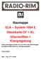Baumappe ELA System 1004 E Steckkarte GF + KL Gitarrenfilter + Klangregelung