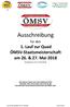 Ausschreibung. für den. 1. Lauf zur Quad ÖMSV-Staatsmeisterschaft am 26. & 27. Mai 2018 (Ersatztermin: 02. & )