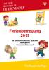 Ferienbetreuung 2019 für Grundschulkinder aus dem Stadtgebiet Hessisch Oldendorf