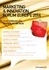 MARKETING & INNOVATION FORUM EUROPE 2014