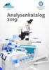 tirol kliniken universitätskliniken innsbruck Analysenkatalog 2019