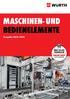 MASCHINEN- UND BEDIENELEMENTE. Ausgabe 2018/2019