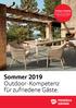 Sommer 2019 Outdoor-Kompetenz für zufriedene Gäste. Outdoor-Katalog mit mehr als 150 Artikeln auf transgourmet.ch/outdoor oder in Ihrem Markt
