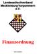 Landesschachverband Mecklenburg-Vorpommern e.v. Finanzordnung