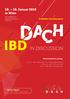IBD IN DISCUSSION Januar 2019 in Wien. Dreiländer Jahreskongress. Call for Papers