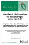 Handbuch - Information für Projektträger Lokale Agenda 21