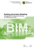 Building Information Modeling Auftraggeberinformationsanforderungen für Pilotprojekte des SIB