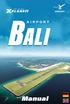 ADD-ON FOR BALI AIRPORT. Manual