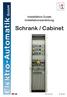Installation Guide Installationsanleitung. Schrank / Cabinet