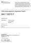 BAY F. PSM-Zulassungsbericht (Registration Report) /00. Tebuconazol Bixafen. Stand: SVA am: Lfd.Nr.