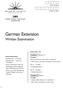 German Extension. Written Examination 2003 HIGHER SCHOOL CERTIFICATE EXAMINATION. Centre Number. Student Number. Total marks 40