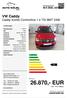 26.870,- EUR inkl. 19 % Mwst. VW Caddy Caddy Kombi Comfortline 1.4 TSI BMT DAB. autokoelbl.de. Preis: