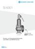 Si Engineering GREAT Solutions. Prozess- und Dampfsicherheitsventile nach DGRL und DIN/EN Normen