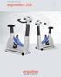 SITZ-ERGOMETER ergoselect 200