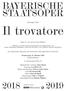 BAYERISCHE STAATSOPER. Giuseppe Verdi. Il trovatore. Oper in vier Akten (acht Bilder)