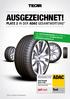 AUSGEZEICHNET! PLATZ 2 IN DER ADAC GESAMTWERTUNG* DETAIL + ÜBERSICHT. * Platz 2 wird geteilt mit Marktbegleiter
