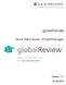 globalreview Quick Start Guide - Projektmanager Version: 3.1