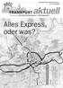 aktuell Alles Express, oder was?   mit Regionalseiten Bad Vilbel, Hochtaunuskreis und Main-Taunus-Kreis