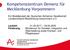 Kompetenzzentrum Demenz für Mecklenburg-Vorpommern
