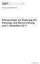 Erläuterungen zur Änderung der Planungs- und Bauverordnung vom 1. Dezember 2017