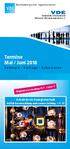 Termine Mai / Juni 2018 Seminare - Vorträge - Exkursionen