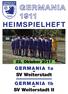 GERMANIA 1911 HEIMSPIELHEFT