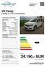24.190,- EUR inkl. 19 % Mwst. VW Caddy Caddy 1,4TSi Comfortline. automobile-lopp.de. Preis: