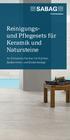 Reinigungsund Pflegesets für Keramik und Natursteine. Ihr Schweizer Partner für Küchen, Badezimmer und Bodenbeläge