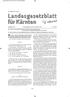 Landesgesetzblatt für Kärnten