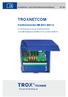 TROXNETCOM. Funktionsmodul MB-BAC-WA1/4. Installation- und Inbetriebnahmeanleitung