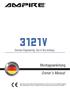 3121V. ampire. Montageanleitung. Owner s Manual. German Engineering. Out of the ordinary.