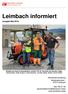 Leimbach informiert. Ausgabe Mai Gemeindeverwaltung Seebergstrasse Leimbach