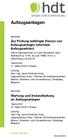 Aufzugsanlagen. Wartung und Instandhaltung an Aufzugsanlagen.   Seminar. Seminar