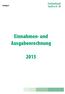Anlage 5. Einnahmen- und Ausgabenrechnung