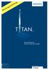 T TAN. Wartungsanleitung. Wartungsanleitung: TITAN ip, TITAN AF, FAVORIT.
