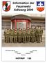Information der Feuerwehr Adlwang 2009
