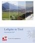 Luftgüte in Tirol. Jahresbericht Amt der Tiroler Landesregierung