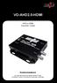 VO-AHD2.0-HDMI. AHD zu HDMI Konverter / Scaler. Benutzerhandbuch